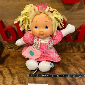 Babys First Zippity Princess Doll Activity Learning Zip Tie Button Skills 15” x